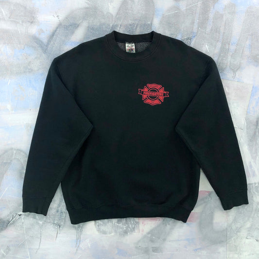 Vintage 90s USA Kelowna B.C Fire Department Crewneck Sweatshirt XL