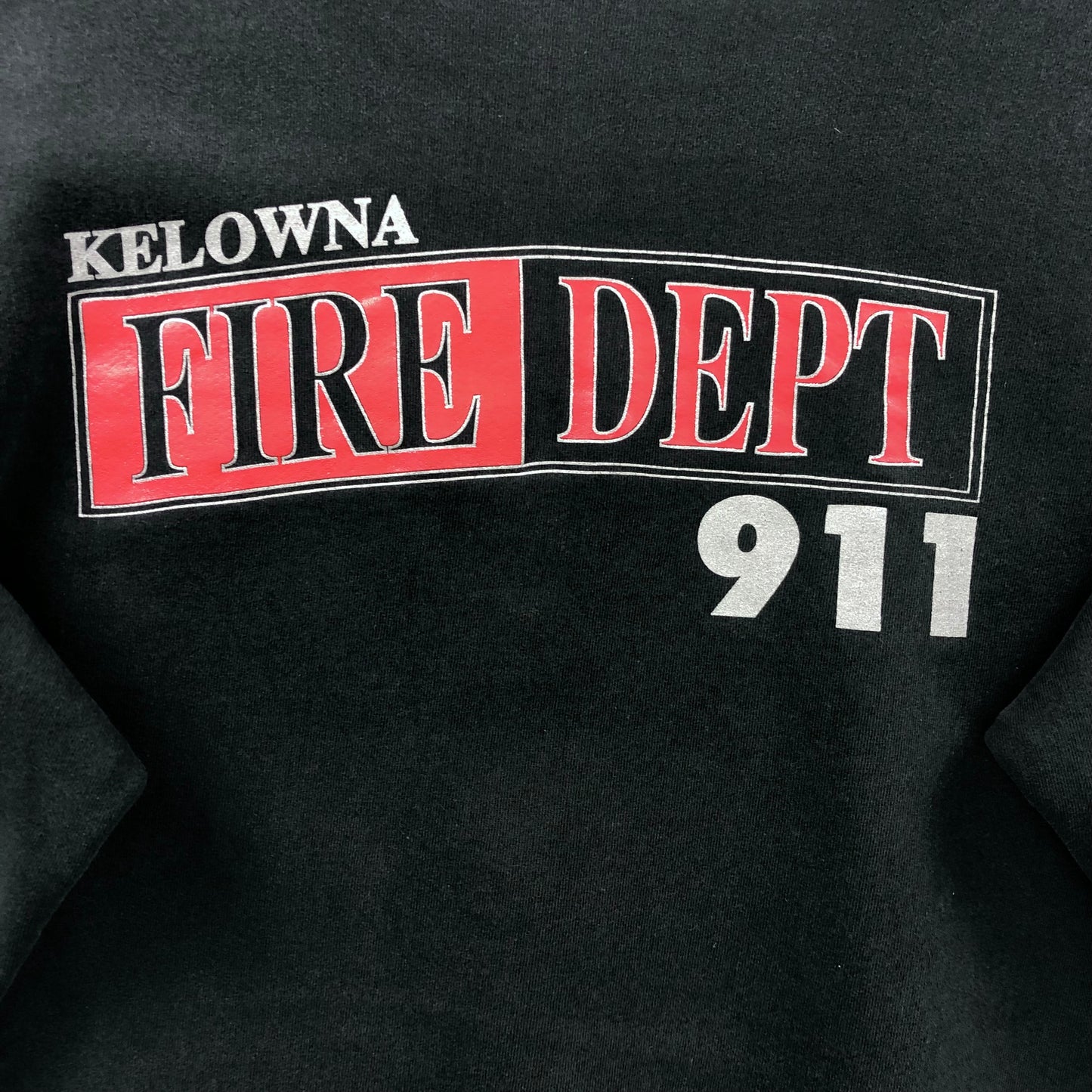 Vintage 90s USA Kelowna B.C Fire Department Crewneck Sweatshirt XL