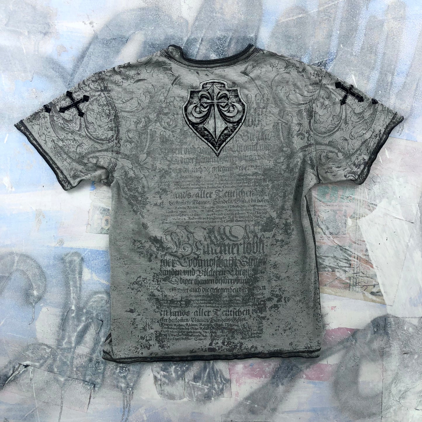 Vintage Y2K USA Affliction Live Fast T Shirt L