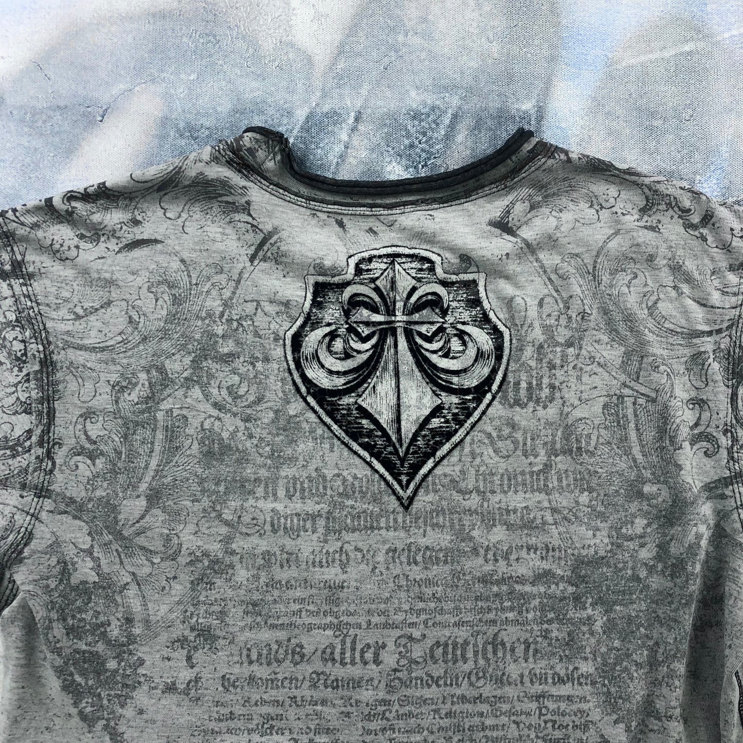 Vintage Y2K USA Affliction Live Fast T Shirt L