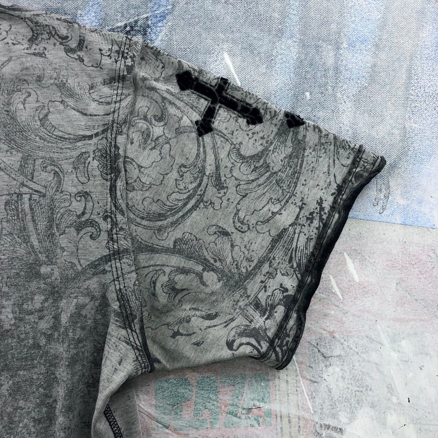 Vintage Y2K USA Affliction Live Fast T Shirt L