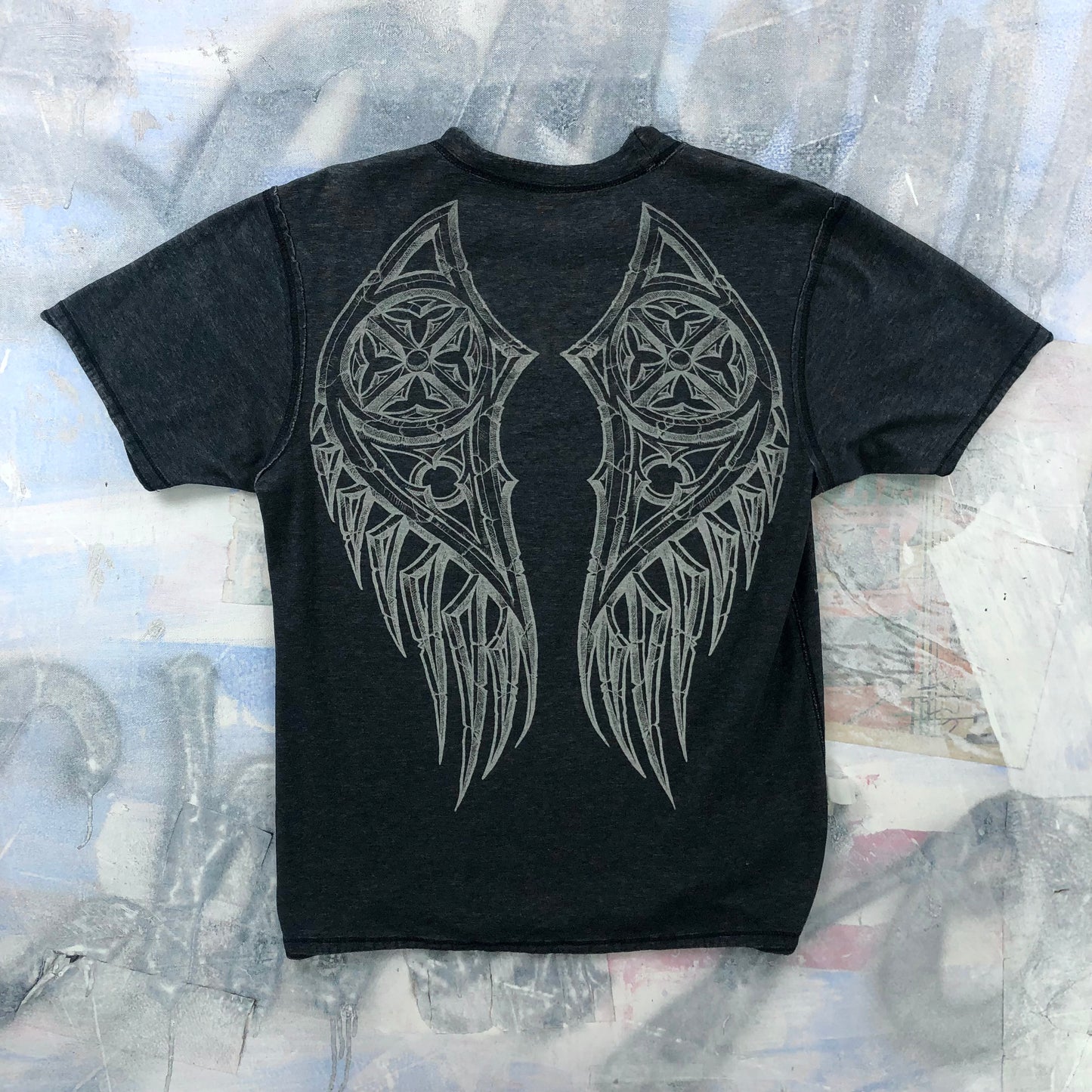 Vintage Y2K USA Affliction Live Fast T Shirt L