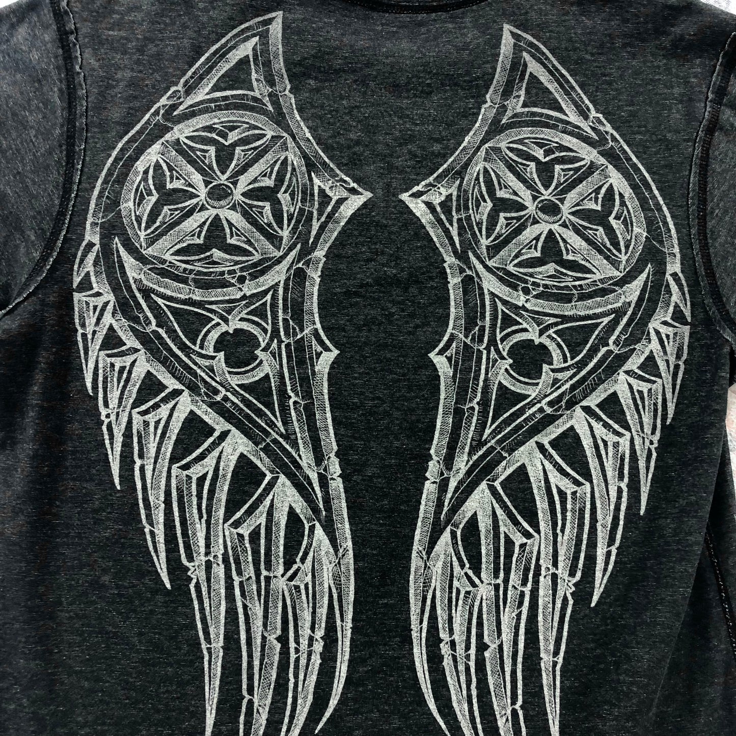 Vintage Y2K USA Affliction Live Fast T Shirt L