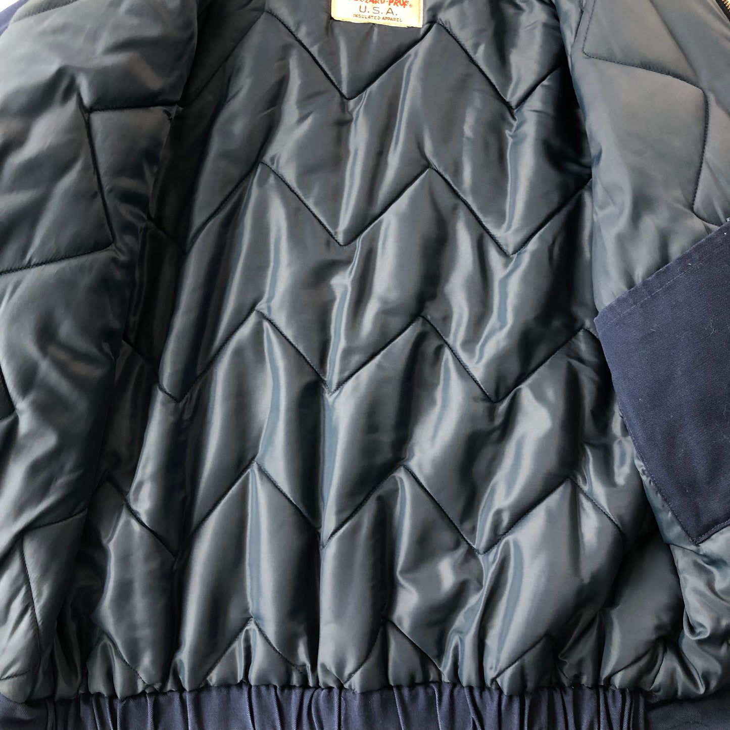 Walls Blizzard Pruf Retro Insulated Canvas Bomber Zip Jacket XL