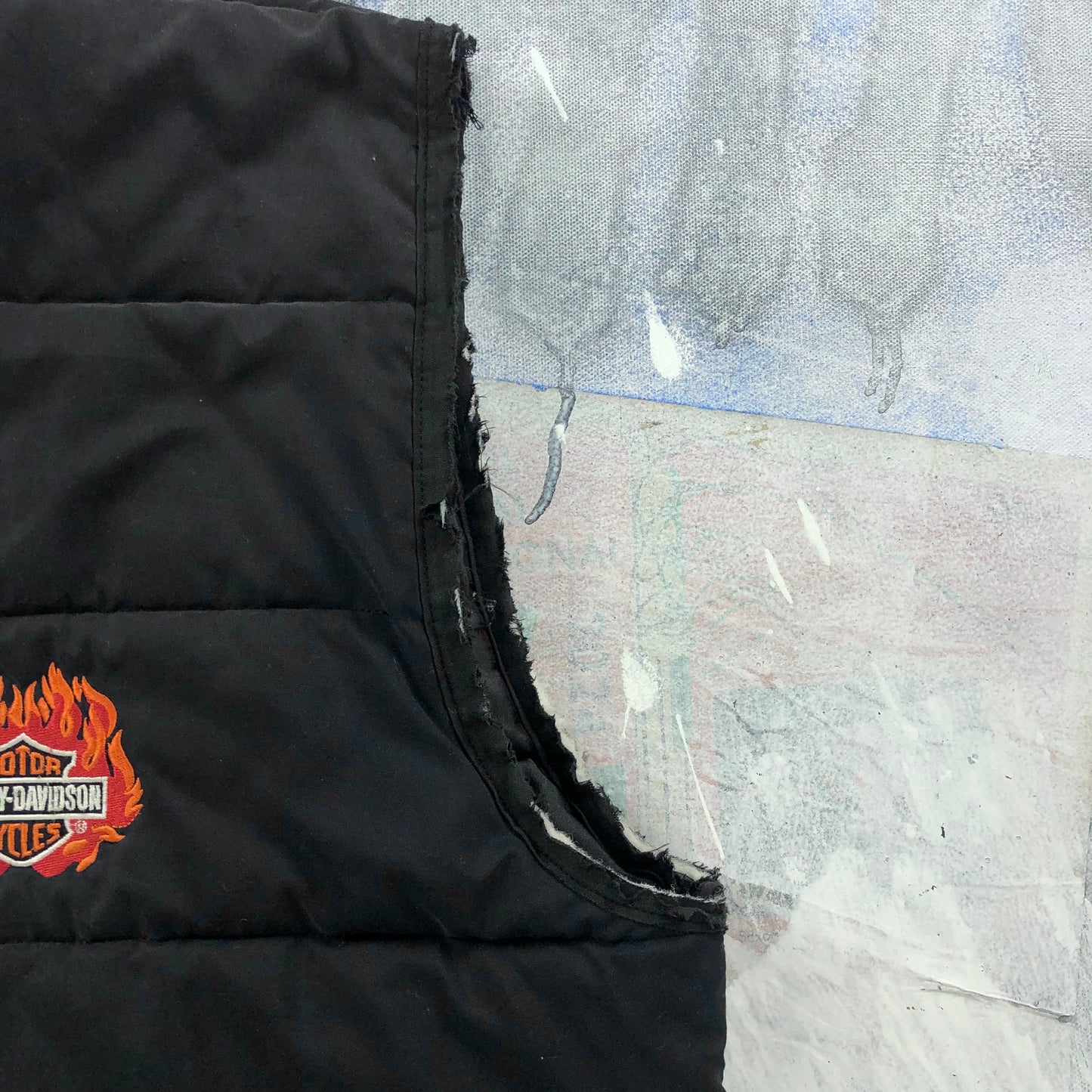 Vintage Harley Davidson Motorcycles The Old Hippie Zip Vest XL