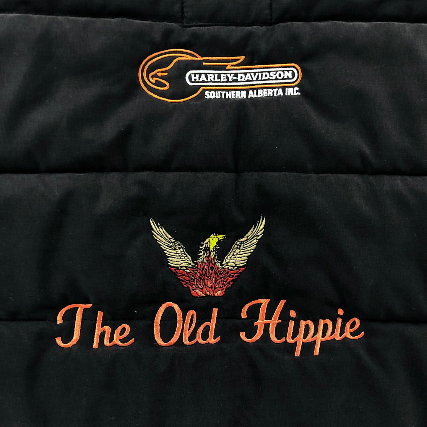 Vintage Harley Davidson Motorcycles The Old Hippie Zip Vest XL