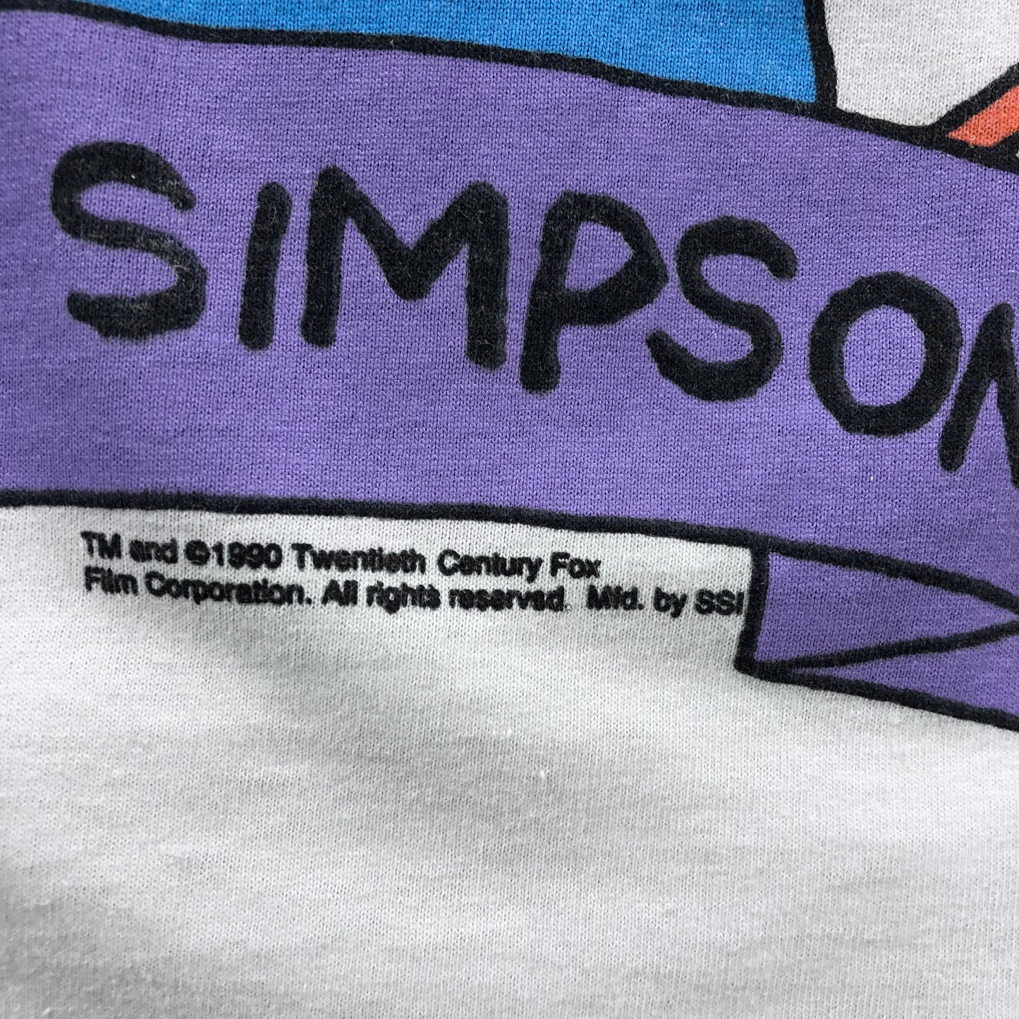 Vintage 90s USA Bart Simpson Dont Have A Cow Man Single Stitch T Shirt XL