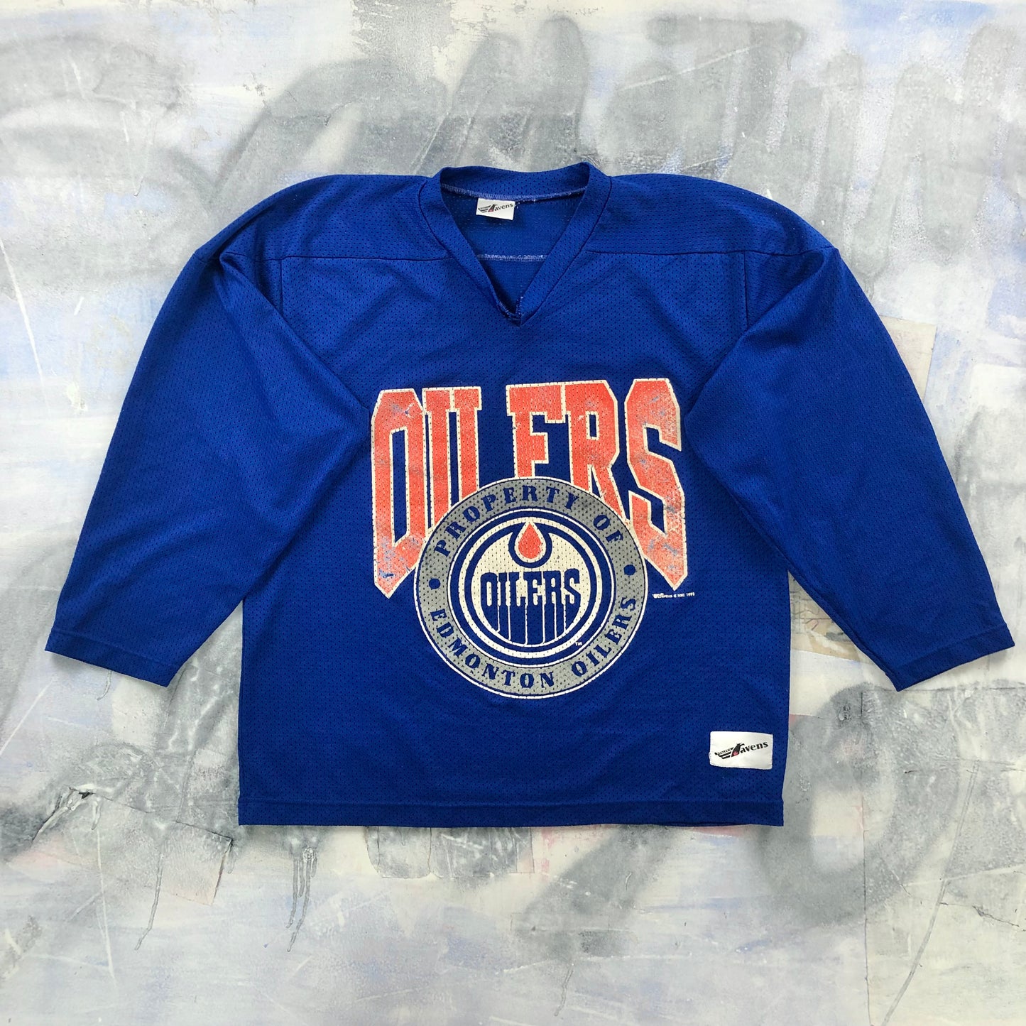 Vintage 90s NHL Edmonton Oilers Jersey L
