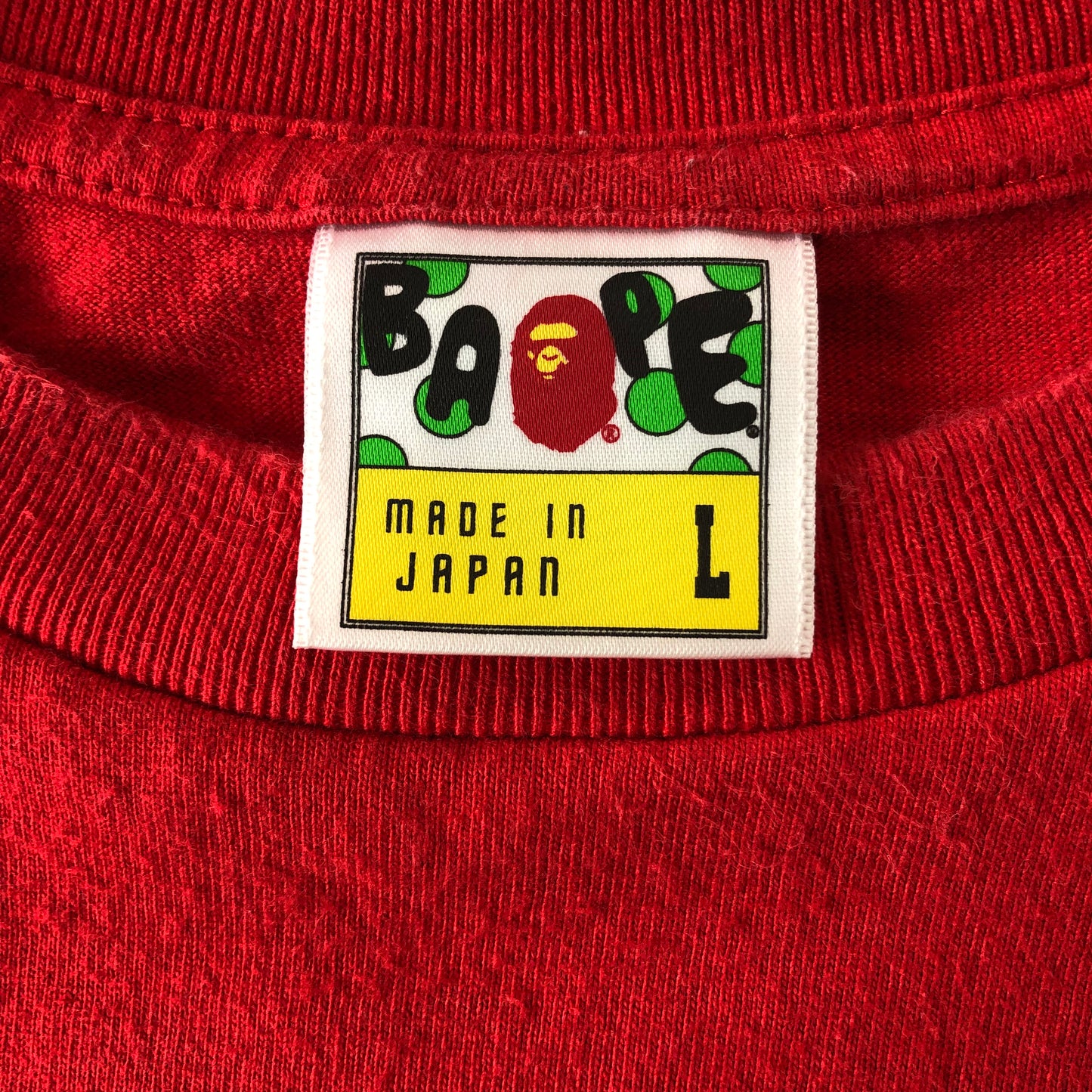 Bathing Ape Made in Japan Retro T Shirt L