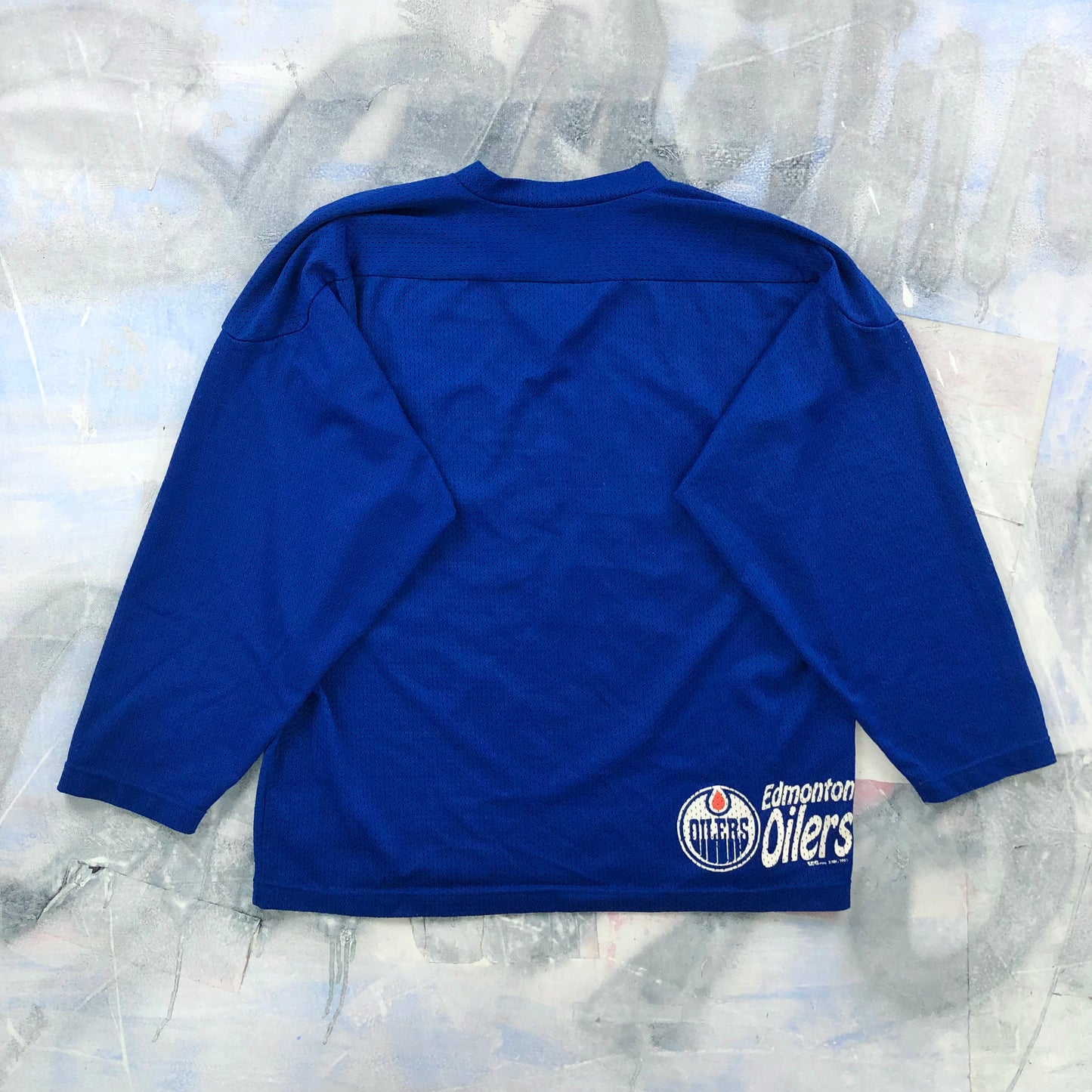 Vintage 90s NHL Edmonton Oilers Jersey L