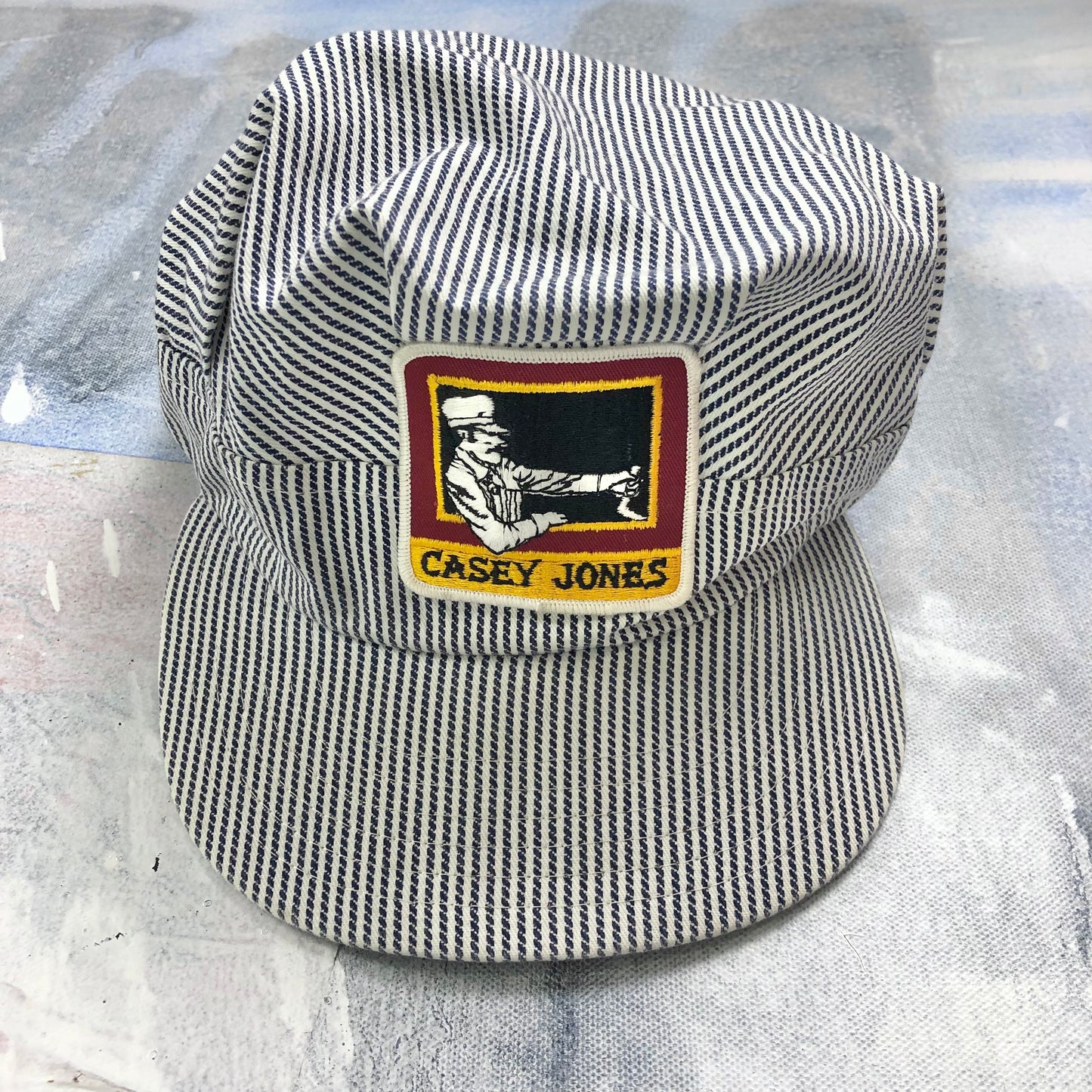 Vintage Casey Jones Railroad Conductor Snapback Hat