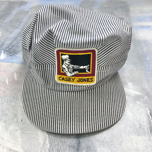 Vintage Casey Jones Railroad Conductor Snapback Hat