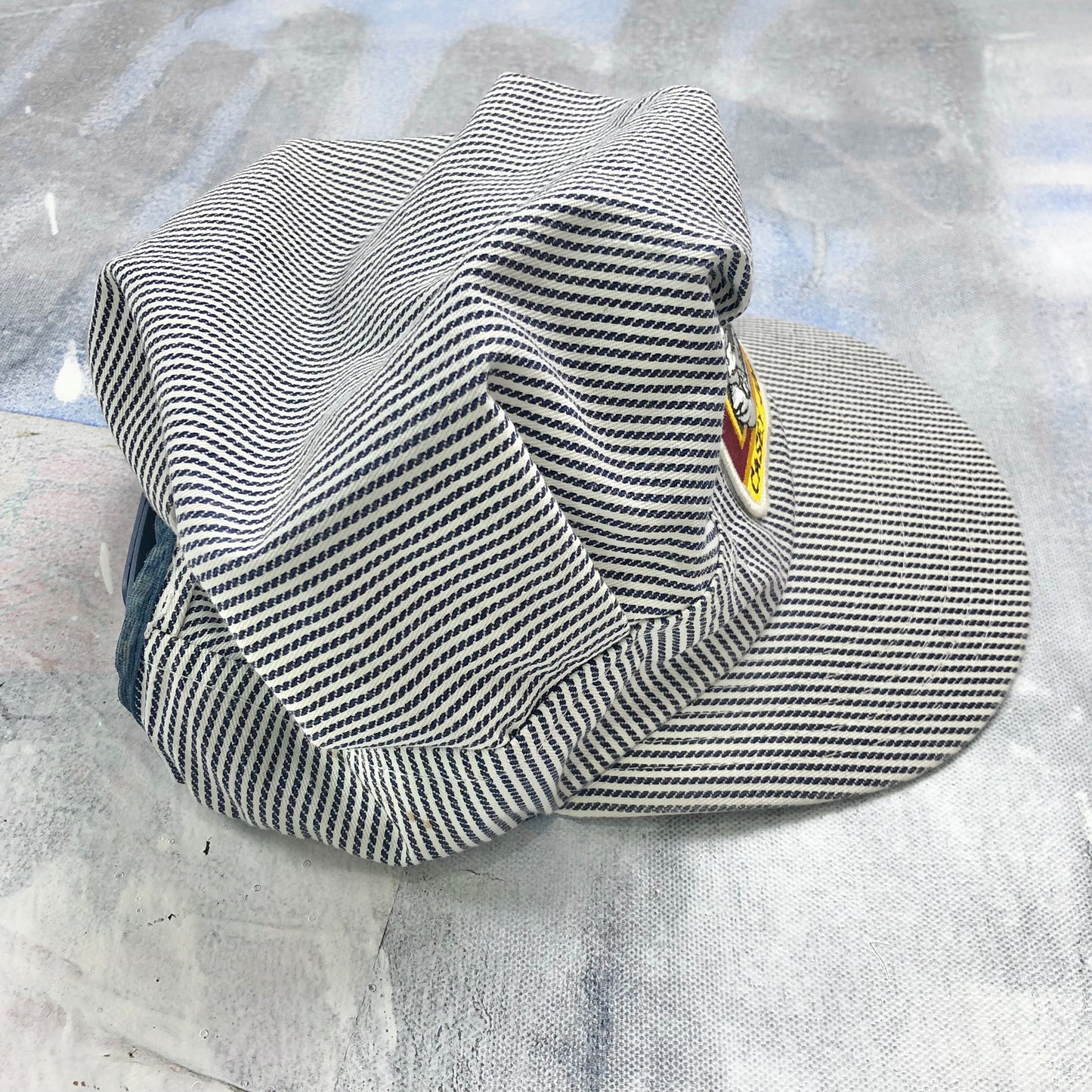 Vintage Casey Jones Railroad Conductor Snapback Hat