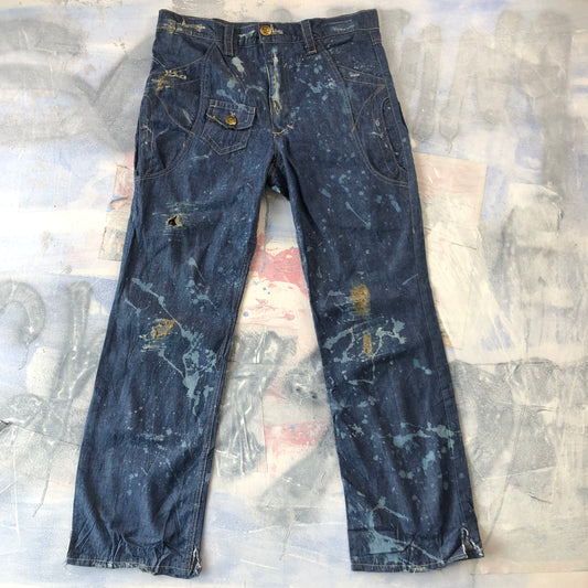 Harley Davidson Distressed Retro Jean W36