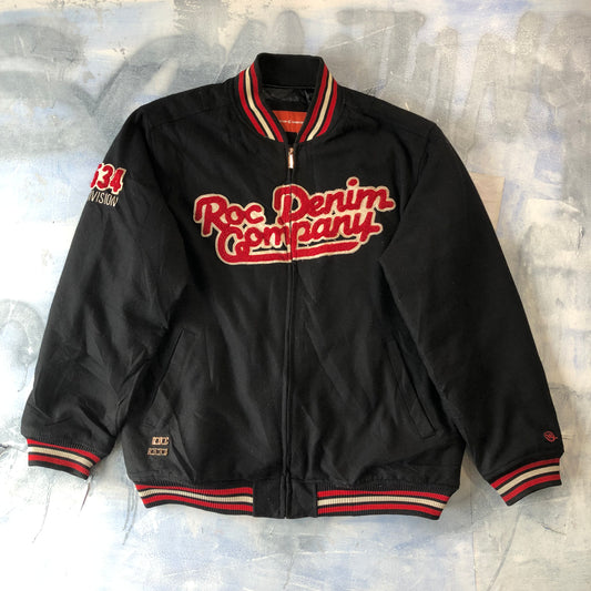 Rocawear Roc Denim Company Insulated Varsity Zip Jacket XXL