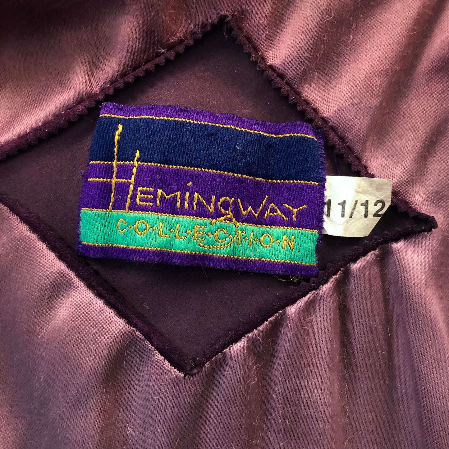 Vintage Western Hemingway Shoulder Padded Fringe Leather Bomber Zip Button Jacket L (Womens)