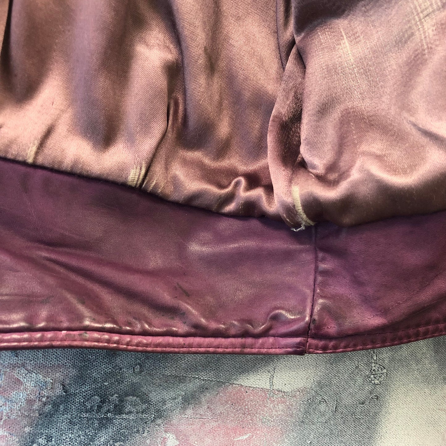 Vintage Western Hemingway Shoulder Padded Fringe Leather Bomber Zip Button Jacket L (Womens)