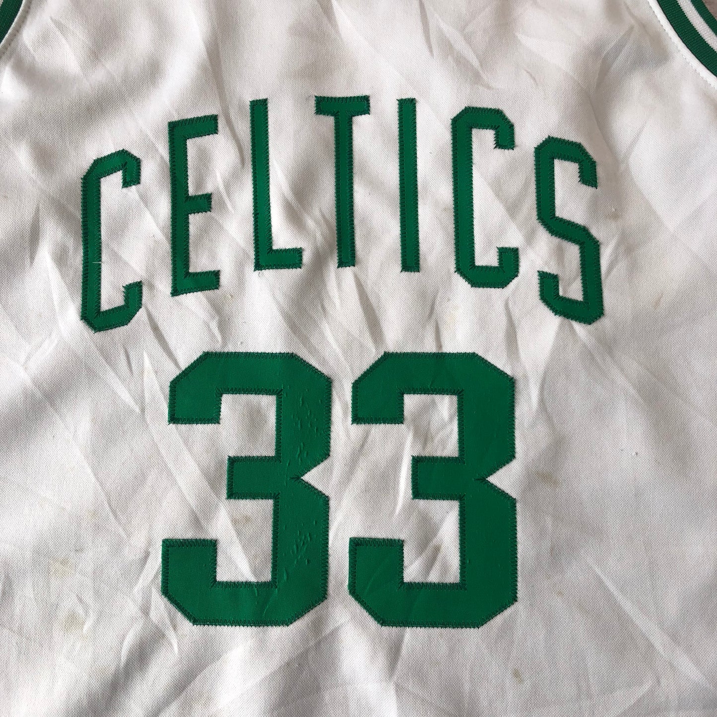 NBA Boston Celtics Larry Bird Mitchell & Ness Hardwood Classics 1985-86 Jersey XXL