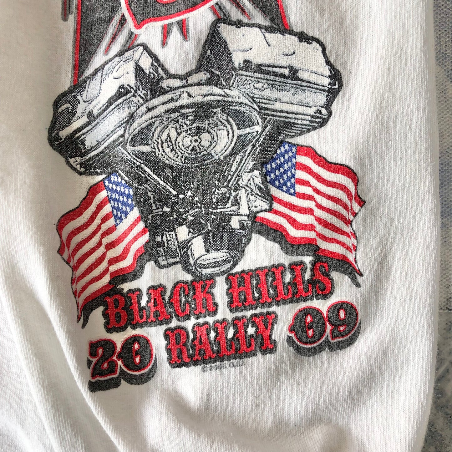 Vintage 2009 Sturgis Black Hills Ralley V Twin T Shirt XL