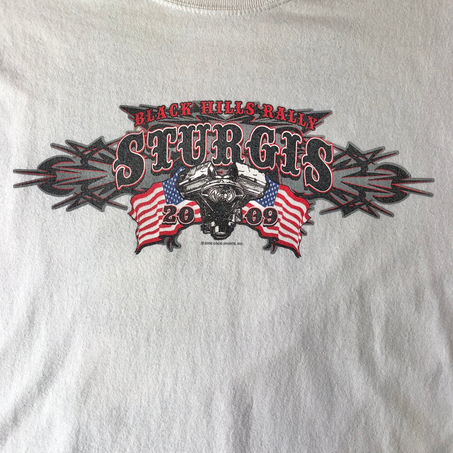 Vintage 2009 Sturgis Black Hills Ralley V Twin T Shirt XL