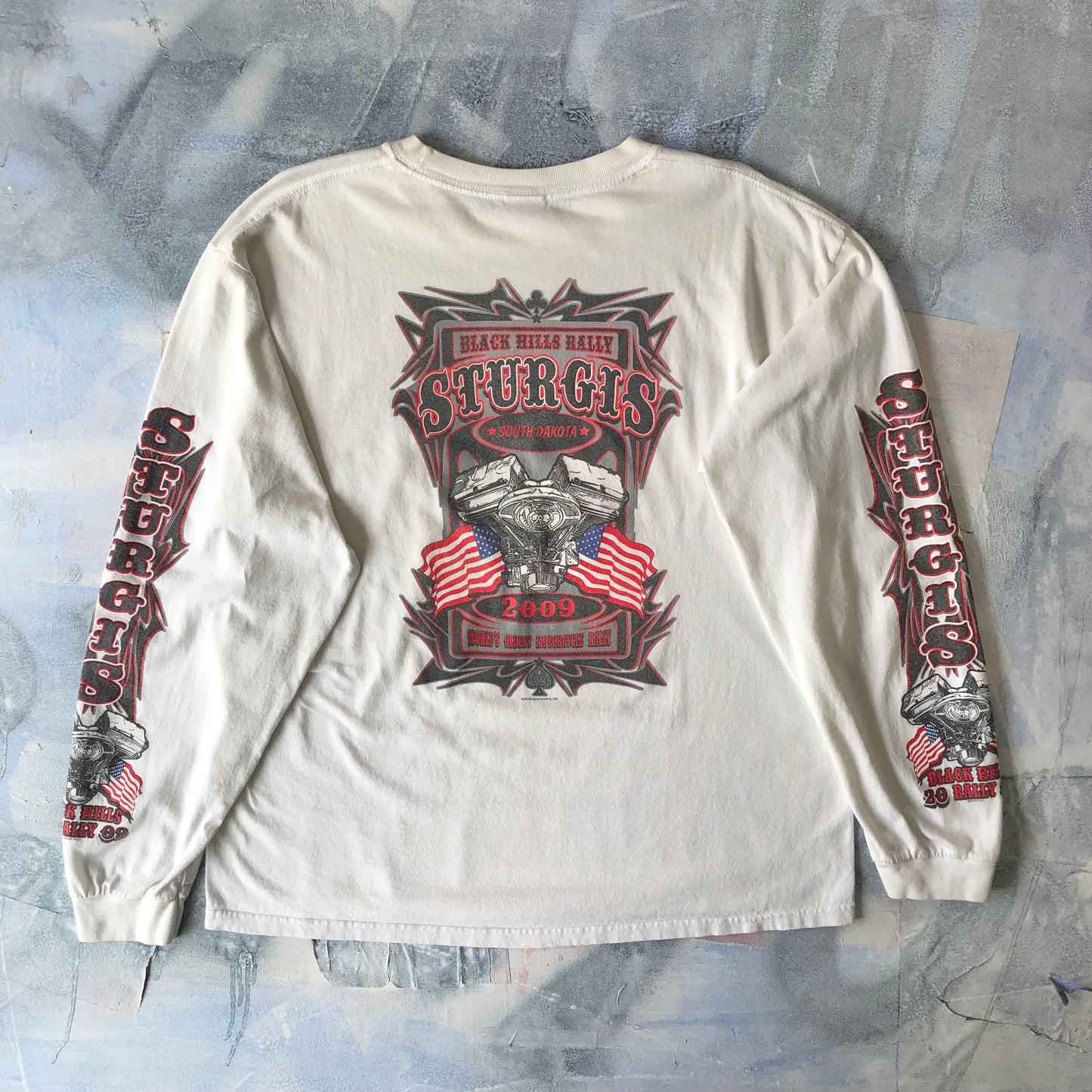 Vintage 2009 Sturgis Black Hills Ralley V Twin T Shirt XL
