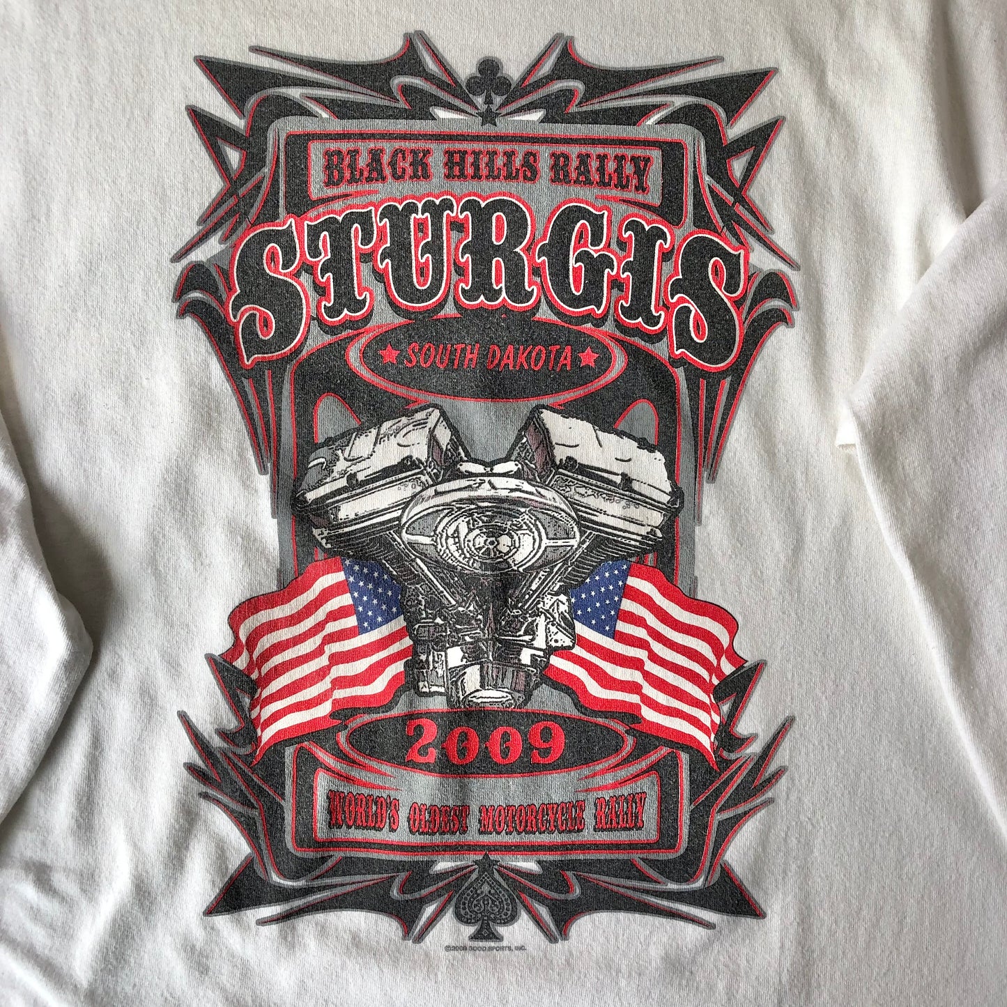 Vintage 2009 Sturgis Black Hills Ralley V Twin T Shirt XL