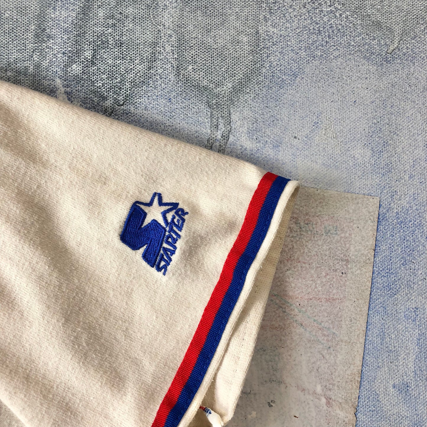 Vintage Starter MLB Los Angeles Dodgers Baseball Embroided Button Shirt M