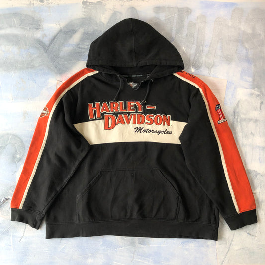 Harley Davidson Motocycles Embroided Hoodie Sweatshirt XXL