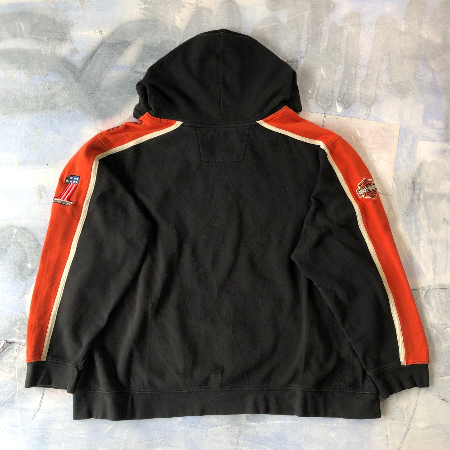 Harley Davidson Motocycles Embroided Hoodie Sweatshirt XXL