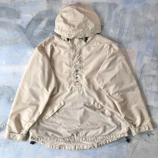 Vintage 90s Nike Quarter Zip Lined Hooded Jacket XXL