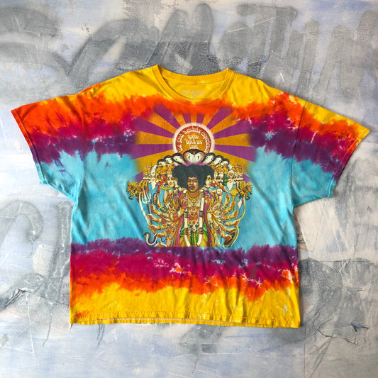 Vintage Liquid Blue The Jimmy Hendrix Experience Tie Dye T Shirt XXL