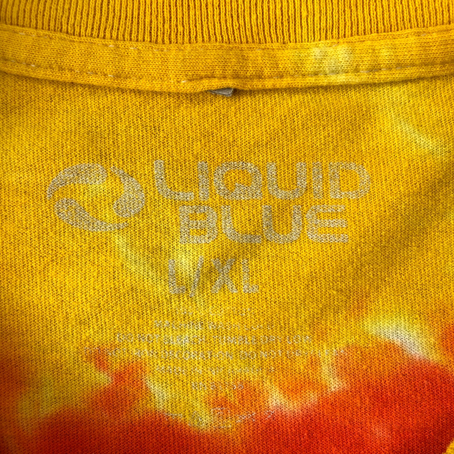 Vintage Liquid Blue The Jimmy Hendrix Experience Tie Dye T Shirt XXL