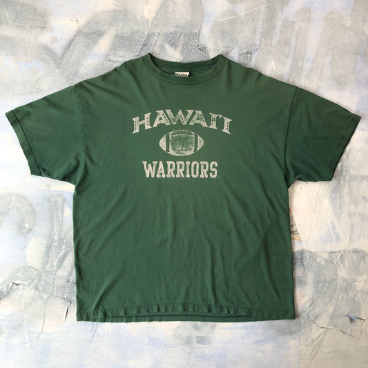 Vintage NCAA Hawaii Warriors Football T Shirt XXL
