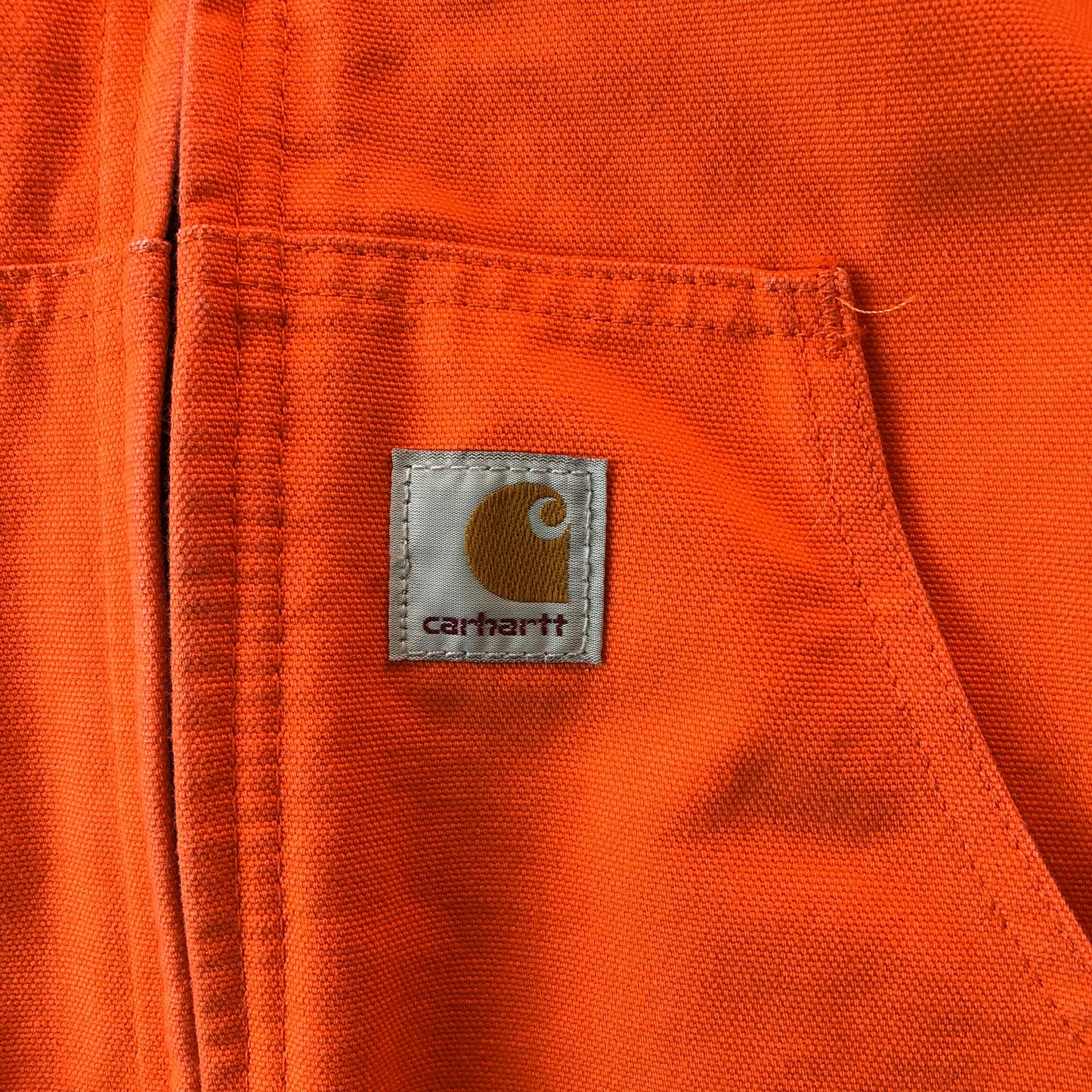 Vintage USA Carhartt J140 Blaze Quilted Lined Workwear Zip Hooded Jacket M