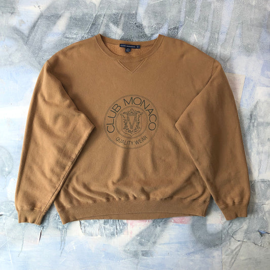Vintage 90s Canada Club Monaco Quality Wear Crewneck Sweatshirt XL