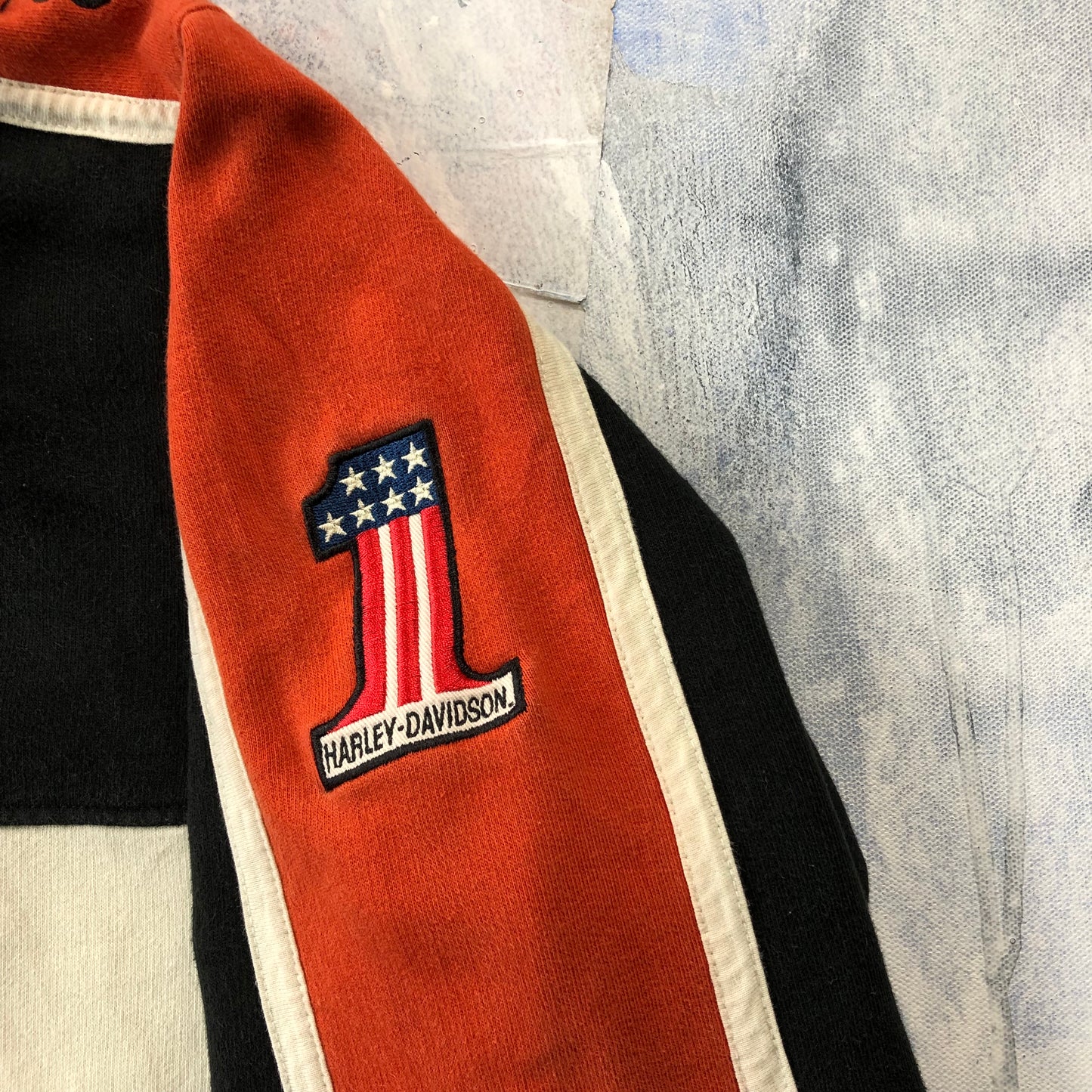 Harley Davidson Motocycles Embroided Hoodie Sweatshirt XXL