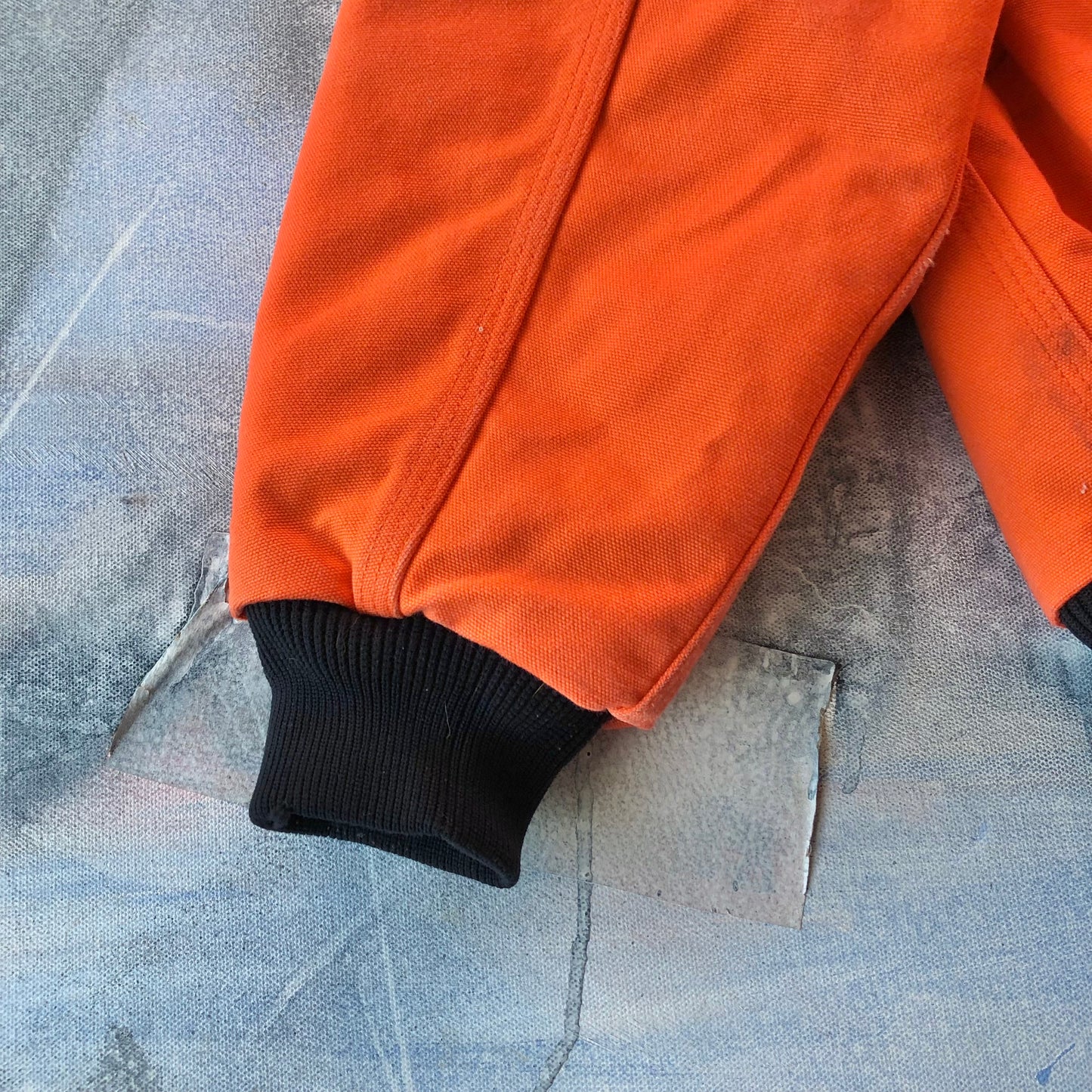 Vintage USA Carhartt J140 Blaze Quilted Lined Workwear Zip Hooded Jacket M