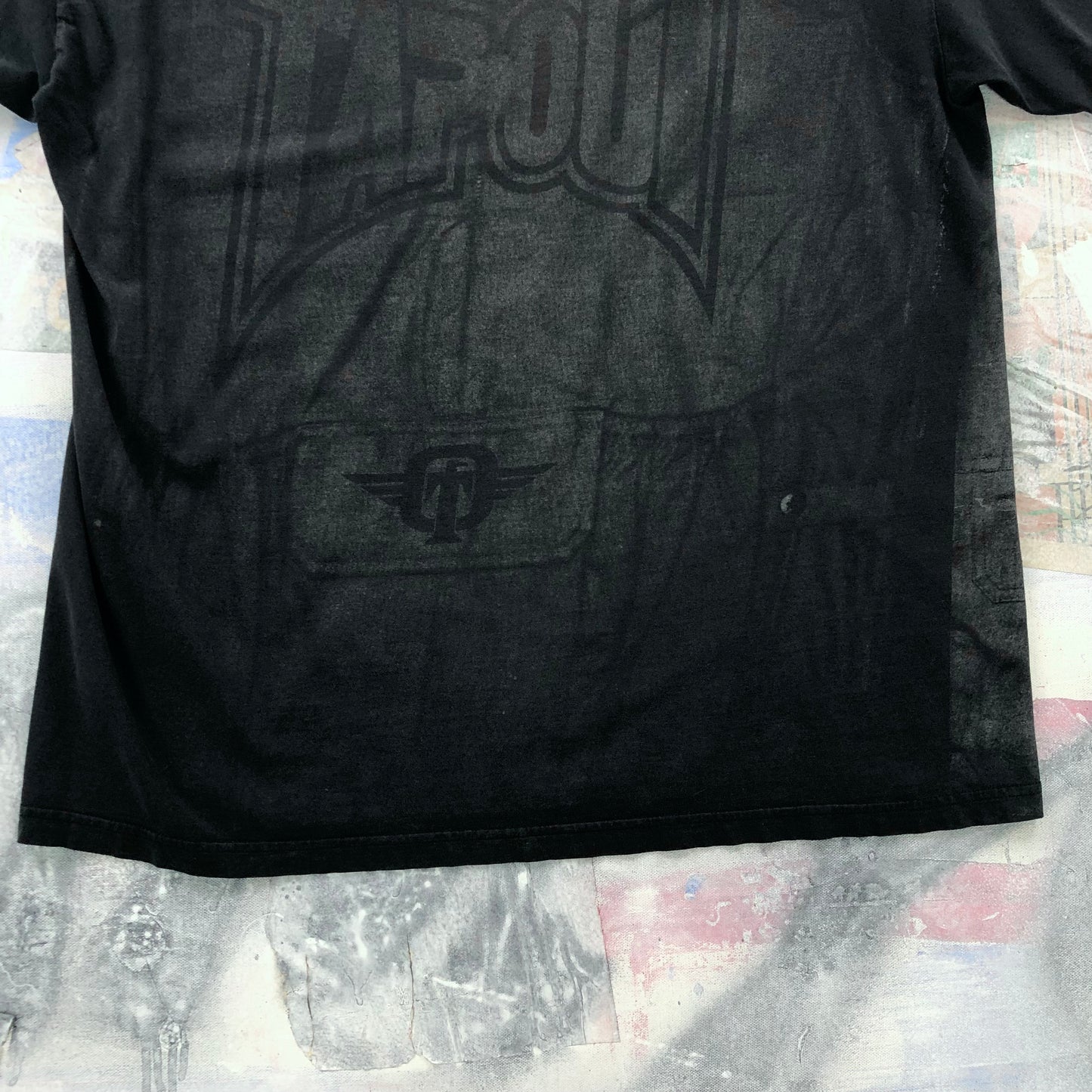 Vintage Y2K MMA Tapout Military Vest T Shirt L