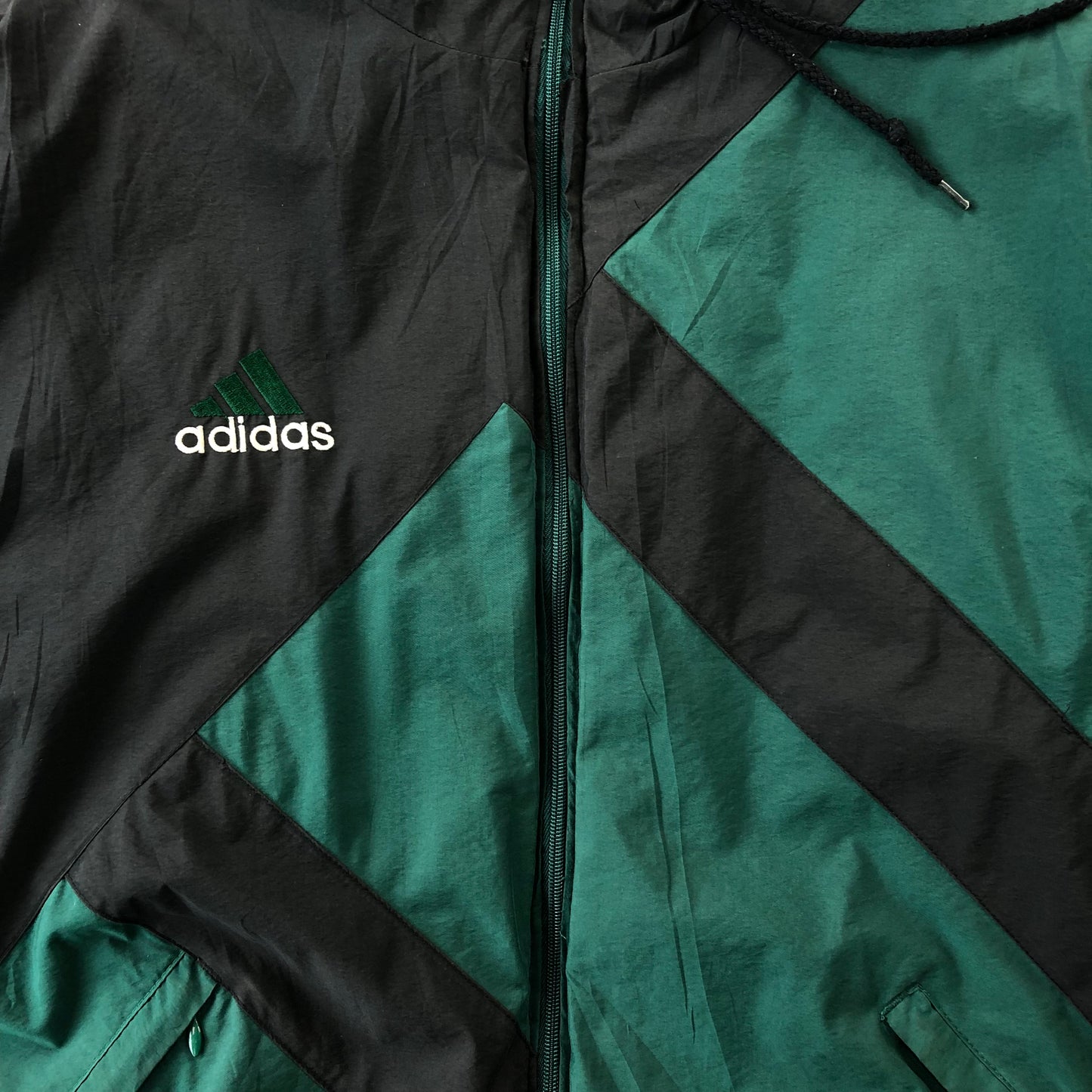 Adidas 90s Hooded Puffer Zip Jacket M