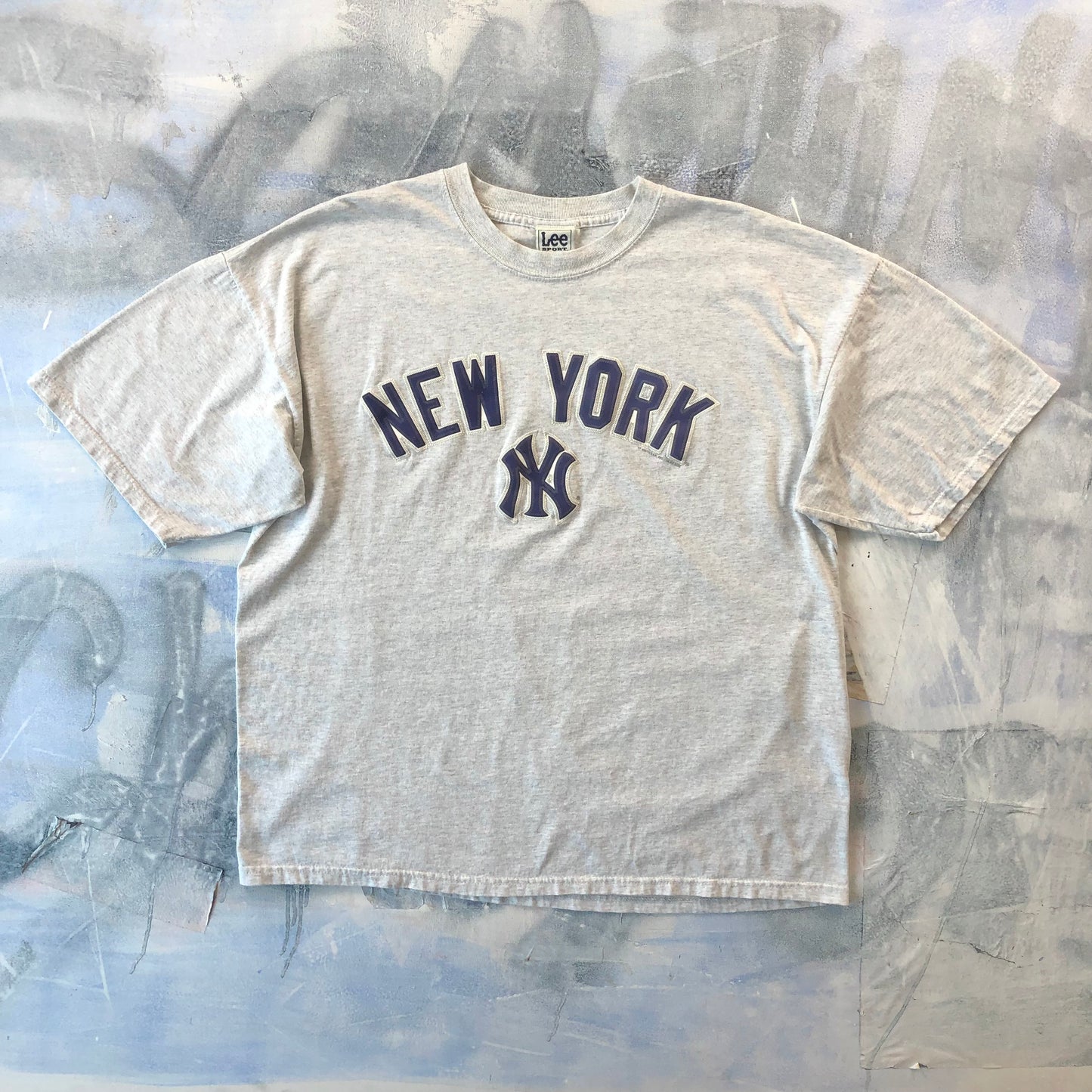 Vintage Lee Sport New York Yankees Embroided T Shirt XXL