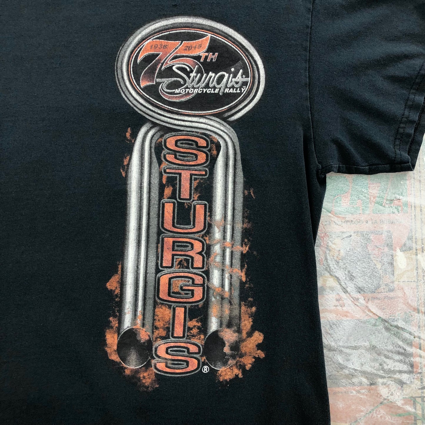 Vintage 2015 Sturgis Black Hills Ralley T Shirt M