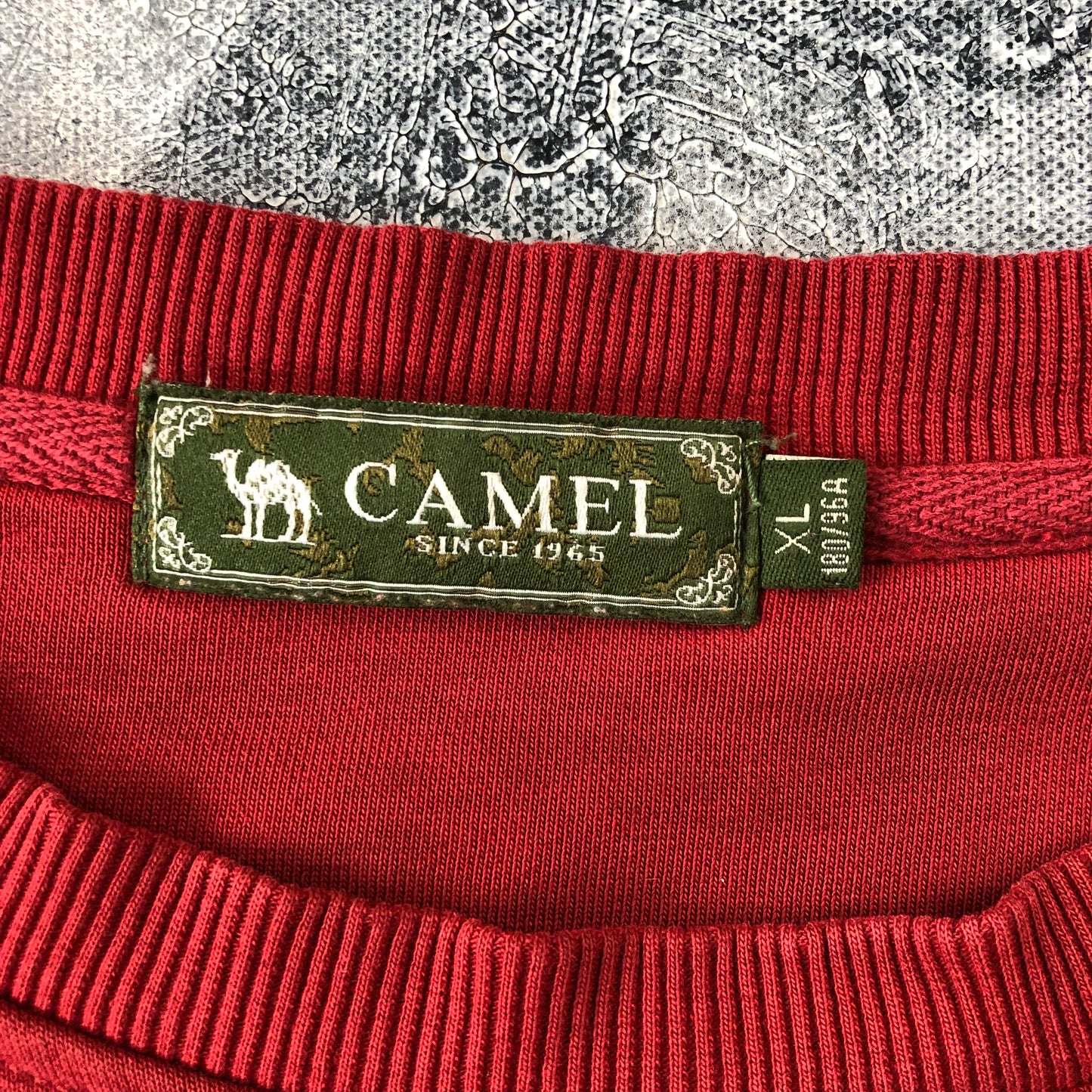 Vintage Camel Experience Life In the Form Of Nature Crewneck Sweatshirt XL