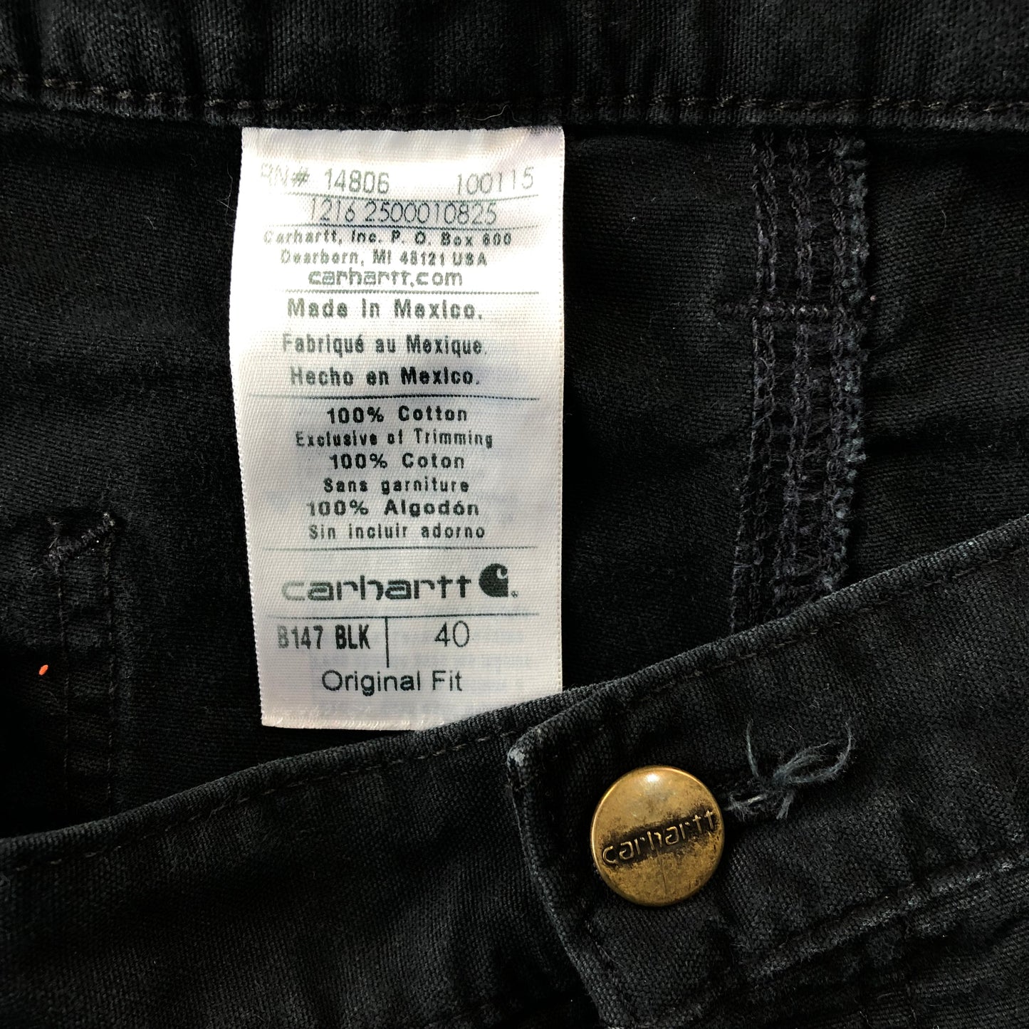 Carhartt Retro Carpenter Short W40