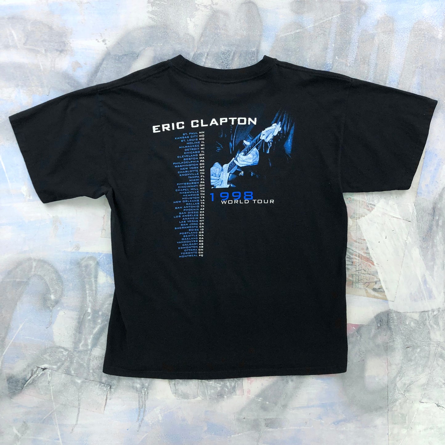 Vintage Eric Claption 1998 World Tour T Shirt XL