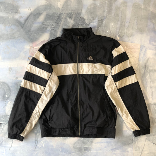 Vintage 90s Adidas Blanket Lined Windbreaker Zip Jacket M