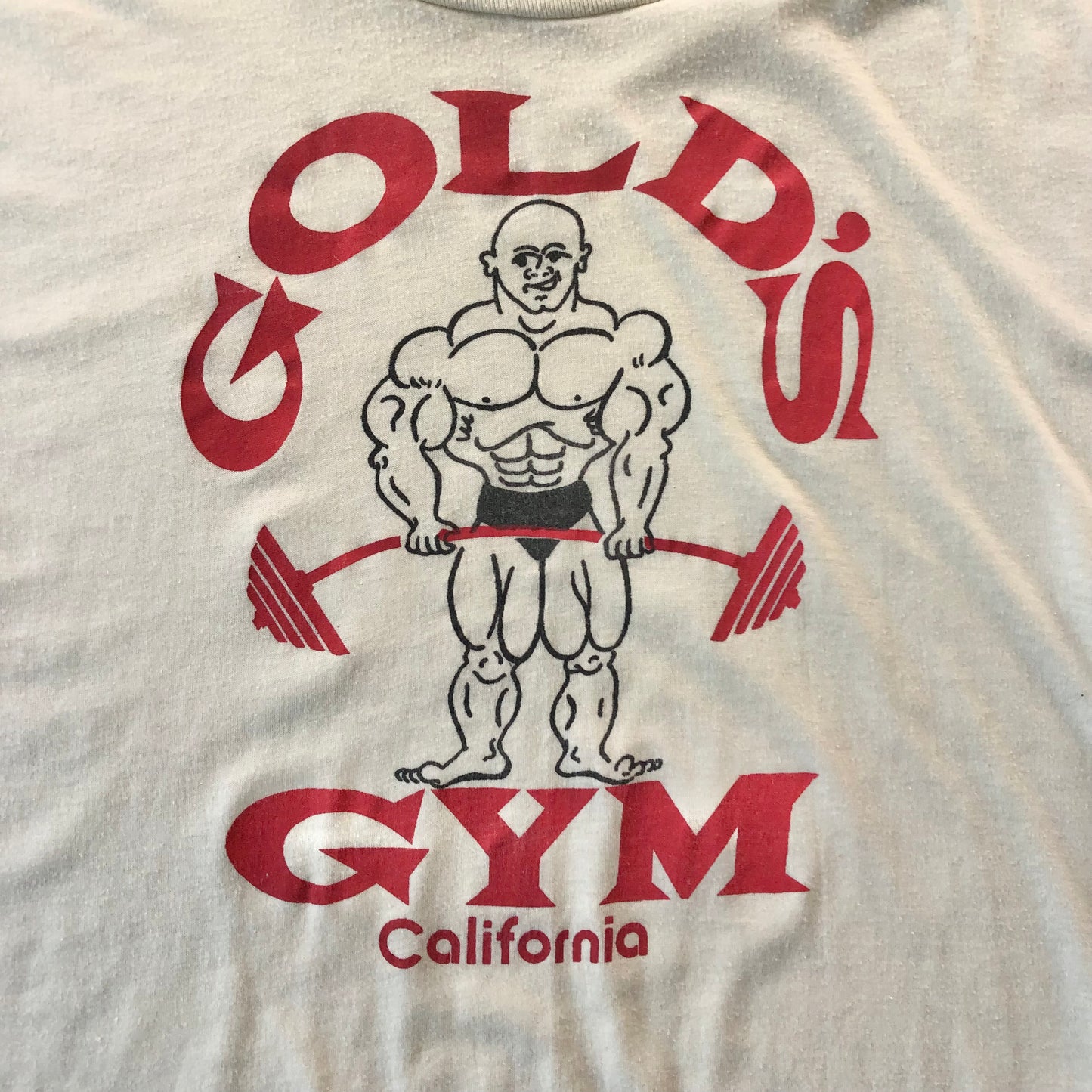 Vintage USA 70s Golds Gym California Single Stitch T Shirt XL