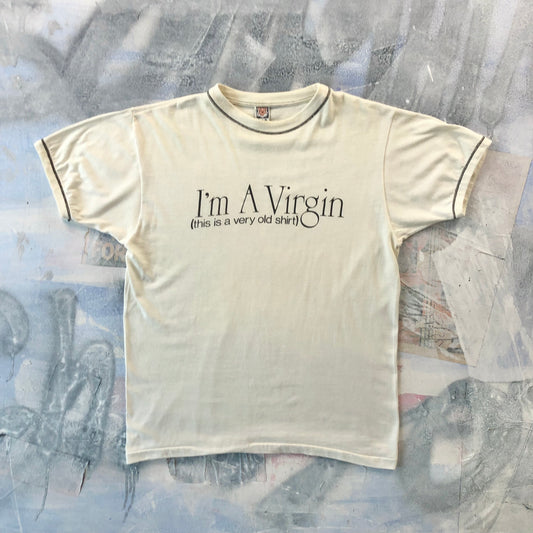Vintage 70s Im A Virgin (This Is A Very Old Shirt ) T Shirt L