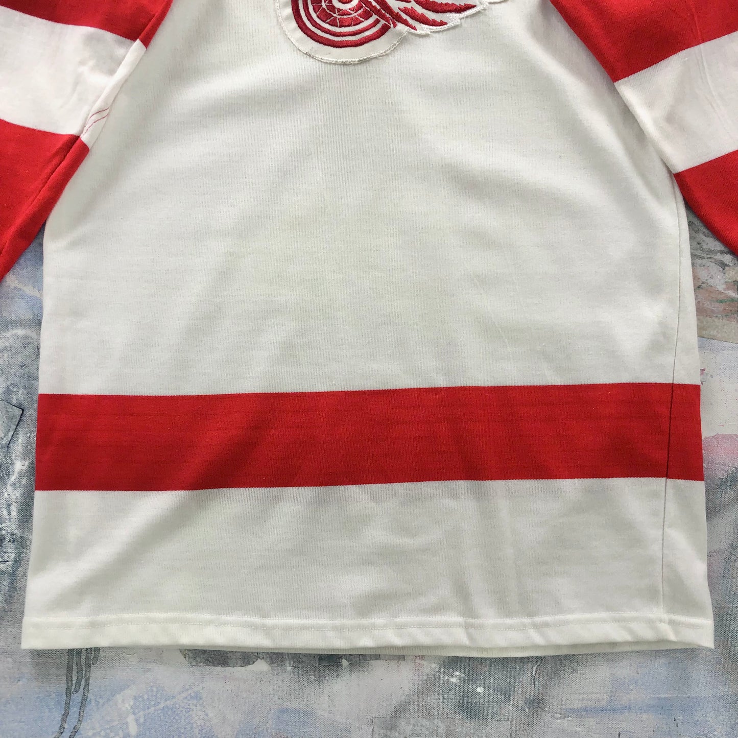 Vintage 80s NHL Detroit Red Wings Jersey XL