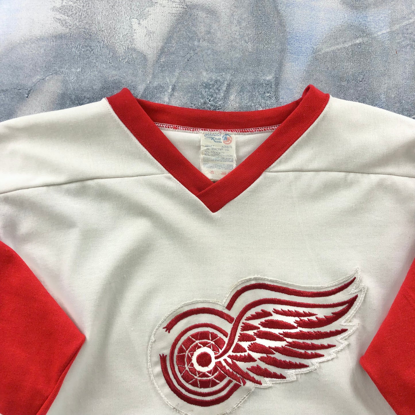 Vintage 80s NHL Detroit Red Wings Jersey XL