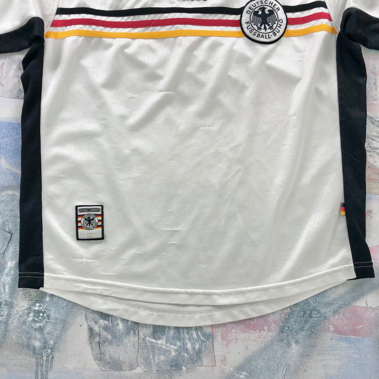 Vintage 90s Adidas Germany Futbol Jersey L